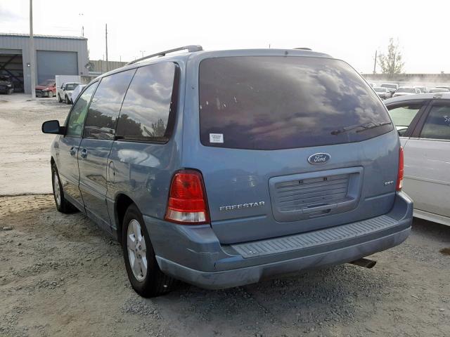 2FMZA57604BA44091 - 2004 FORD FREESTAR S BLUE photo 3