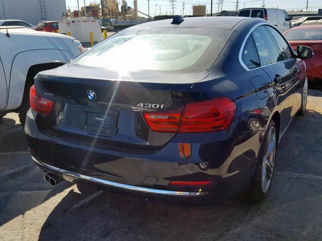 WBA4F9C31HG813180 - 2017 BMW 430XI GRAN BLUE photo 4