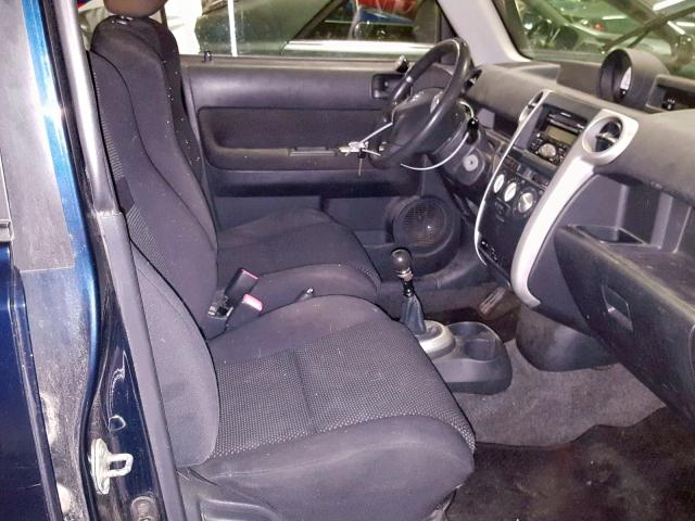 JTLKT334750172246 - 2005 TOYOTA SCION XB Көк фото 5