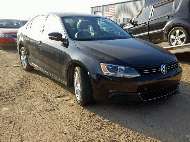 3VWLL7AJ5DM273827 - 2013 VOLKSWAGEN JETTA TDI BLACK photo 1