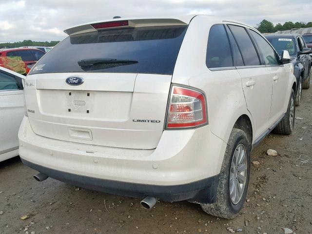 2FMDK3KC0ABA93635 - 2010 FORD EDGE LIMIT WHITE photo 4