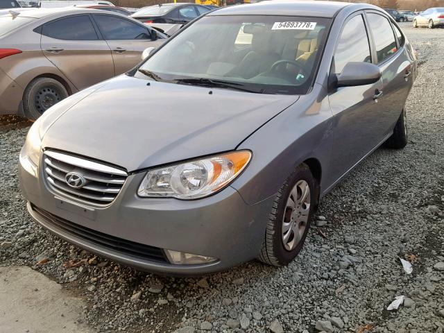 KMHDU4AD5AU180788 - 2010 HYUNDAI ELANTRA BL CHARCOAL photo 2