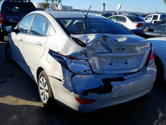 KMHCT4AE9HU237382 - 2017 HYUNDAI ACCENT SE BEIGE photo 3