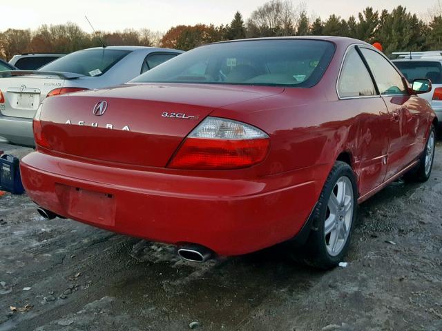 19UYA42683A003396 - 2003 ACURA 3.2CL TYPE RED photo 4