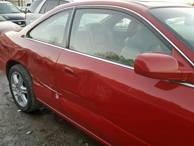 19UYA42683A003396 - 2003 ACURA 3.2CL TYPE RED photo 9