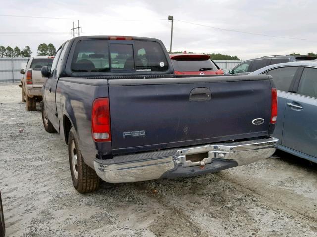 1FTZX1725YNA20291 - 2000 FORD F150 BLUE photo 3