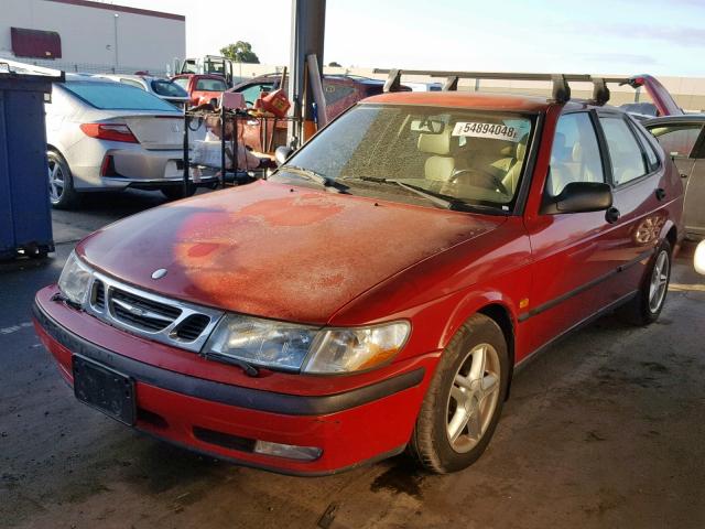 YS3DD58N2X2030711 - 1999 SAAB 9-3 S RED photo 2