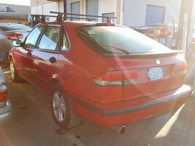 YS3DD58N2X2030711 - 1999 SAAB 9-3 S RED photo 3