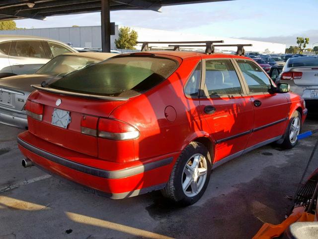 YS3DD58N2X2030711 - 1999 SAAB 9-3 S RED photo 4