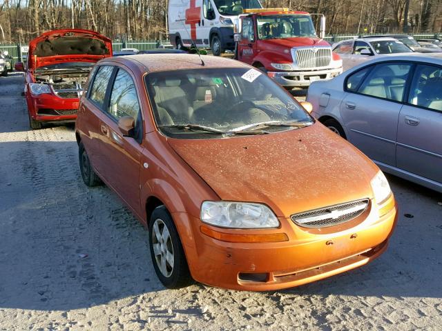 KL1TD66647B754864 - 2007 CHEVROLET AVEO BASE Narıncı foto 1