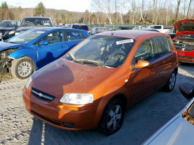 KL1TD66647B754864 - 2007 CHEVROLET AVEO BASE Narıncı foto 2