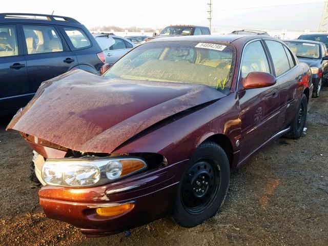 1G4HP54K25U166720 - 2005 BUICK LESABRE CU MAROON photo 2