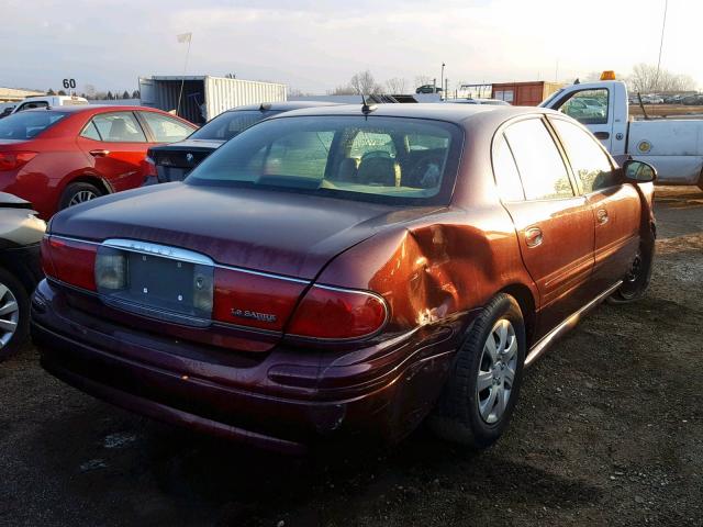 1G4HP54K25U166720 - 2005 BUICK LESABRE CU MAROON photo 4