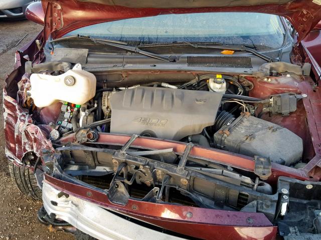 1G4HP54K25U166720 - 2005 BUICK LESABRE CU MAROON photo 7