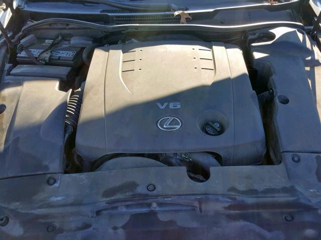 JTHCK262095033610 - 2009 LEXUS IS 250 GRAY photo 7