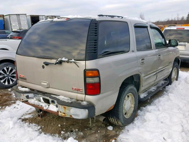 1GKEK13V84J322998 - 2004 GMC YUKON CREAM photo 4