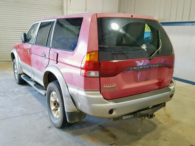 JA4LS31P2WP025464 - 1998 MITSUBISHI MONTERO SP RED photo 3