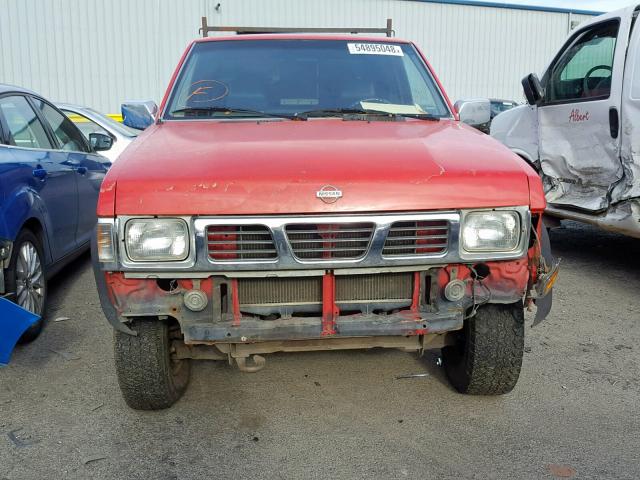 1N6HD16YXSC418946 - 1995 NISSAN TRUCK KING RED photo 9