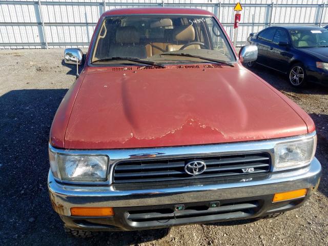 JT3VN39W6R0157145 - 1994 TOYOTA 4RUNNER VN RED photo 9