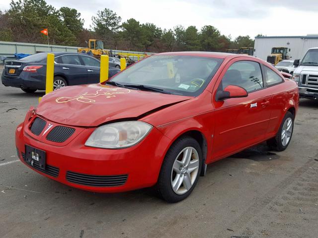 1G2AL18F577140674 - 2007 PONTIAC G5 RED photo 2