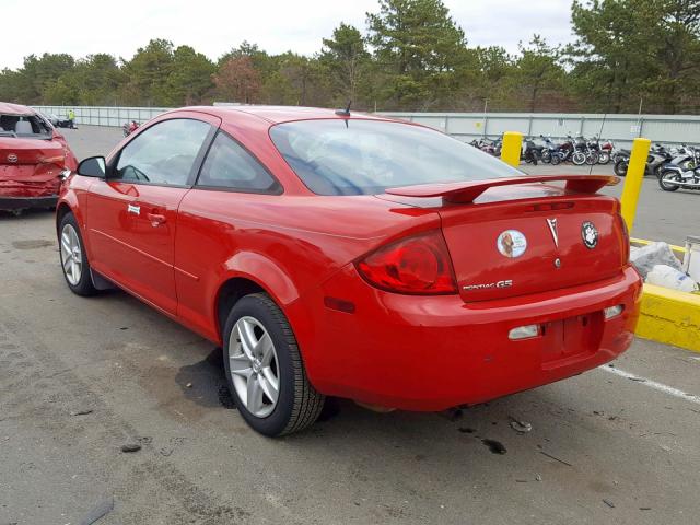 1G2AL18F577140674 - 2007 PONTIAC G5 RED photo 3