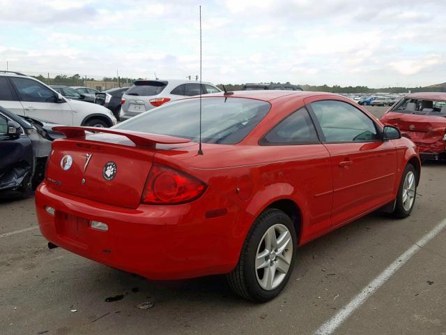 1G2AL18F577140674 - 2007 PONTIAC G5 RED photo 4