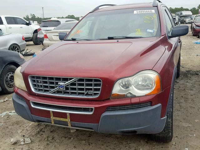 YV1CZ852251215595 - 2005 VOLVO XC90 V8 MAROON photo 9