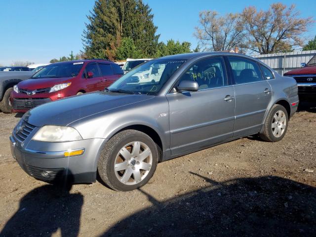 WVWRH63B63P204166 - 2003 VOLKSWAGEN PASSAT GLX GRAY photo 2