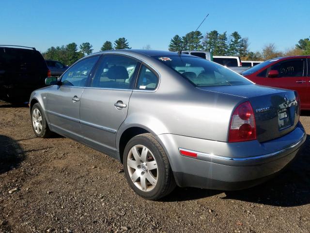 WVWRH63B63P204166 - 2003 VOLKSWAGEN PASSAT GLX GRAY photo 3