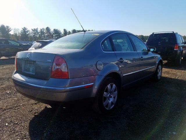 WVWRH63B63P204166 - 2003 VOLKSWAGEN PASSAT GLX GRAY photo 4