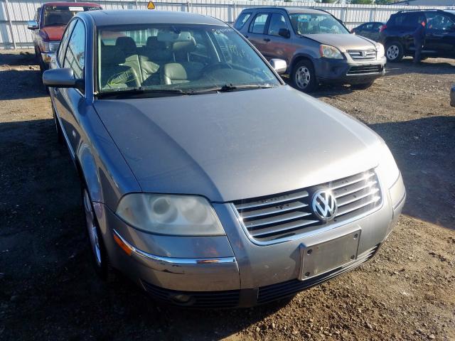 WVWRH63B63P204166 - 2003 VOLKSWAGEN PASSAT GLX GRAY photo 9