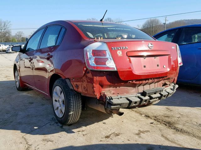 3N1AB61E09L687544 - 2009 NISSAN SENTRA 2.0 RED photo 3