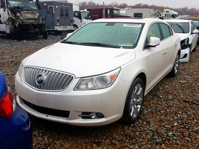 1G4GE5ED6BF238441 - 2011 BUICK LACROSSE C WHITE photo 2