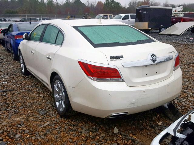 1G4GE5ED6BF238441 - 2011 BUICK LACROSSE C WHITE photo 3