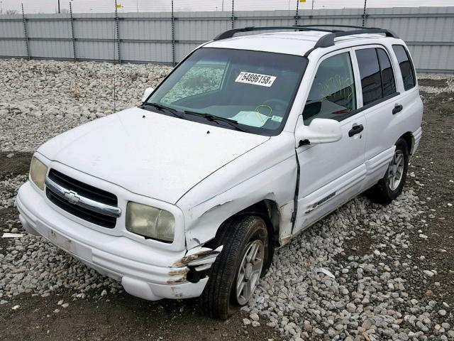 2CNBJ634536940969 - 2003 CHEVROLET TRACKER LT WHITE photo 2