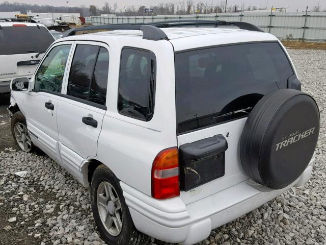 2CNBJ634536940969 - 2003 CHEVROLET TRACKER LT WHITE photo 3