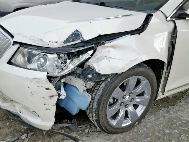 1G4GD5E34CF136373 - 2012 BUICK LACROSSE P WHITE photo 9