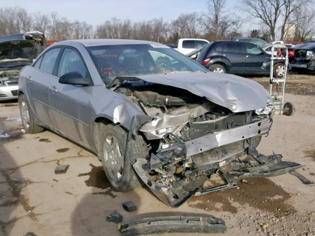 1G2ZF58B574116021 - 2007 PONTIAC G6 VALUE L SILVER photo 1