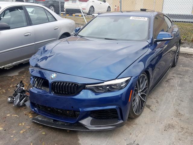 WBA4W9C52JAB95039 - 2018 BMW 440XI BLUE photo 2