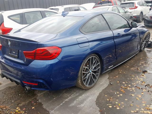 WBA4W9C52JAB95039 - 2018 BMW 440XI BLUE photo 4