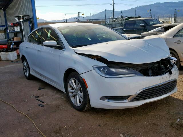 1C3CCCAB7FN714794 - 2015 CHRYSLER 200 LIMITE WHITE photo 1