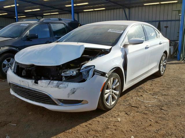 1C3CCCAB7FN714794 - 2015 CHRYSLER 200 LIMITE WHITE photo 2