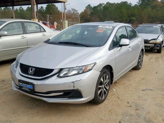 19XFB2F82DE277209 - 2013 HONDA CIVIC EX SILVER photo 2