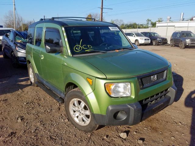 5J6YH28736L027400 - 2006 HONDA ELEMENT EX GREEN photo 1