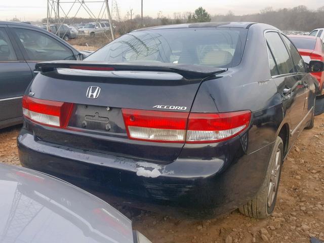 1HGCM66583A023825 - 2003 HONDA ACCORD BLACK photo 4