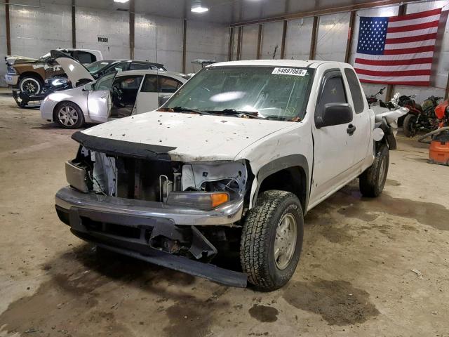 1GCDT199878163233 - 2007 CHEVROLET COLORADO WHITE photo 2