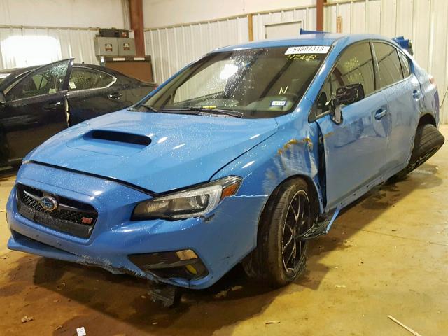 JF1VA2U64G9814208 - 2016 SUBARU WRX STI BLUE photo 2