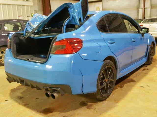 JF1VA2U64G9814208 - 2016 SUBARU WRX STI BLUE photo 4