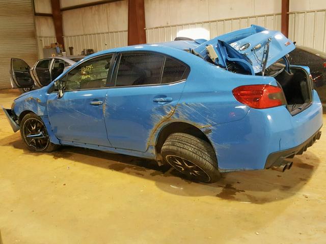 JF1VA2U64G9814208 - 2016 SUBARU WRX STI BLUE photo 9