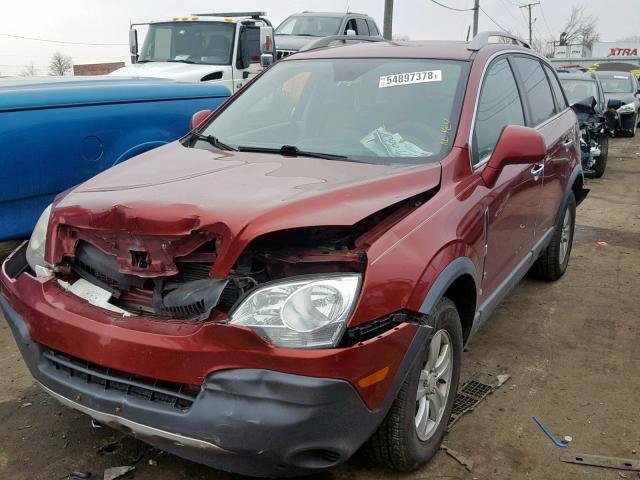 3GSCL33PX8S706898 - 2008 SATURN VUE XE RED photo 2